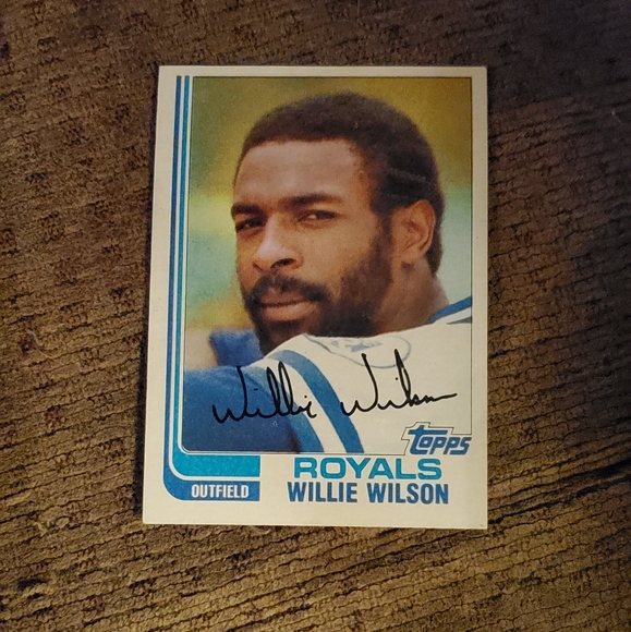 Willie wilson baseball card - Picture 1 of 1